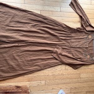 April Cornell Embroidered Dress Medium